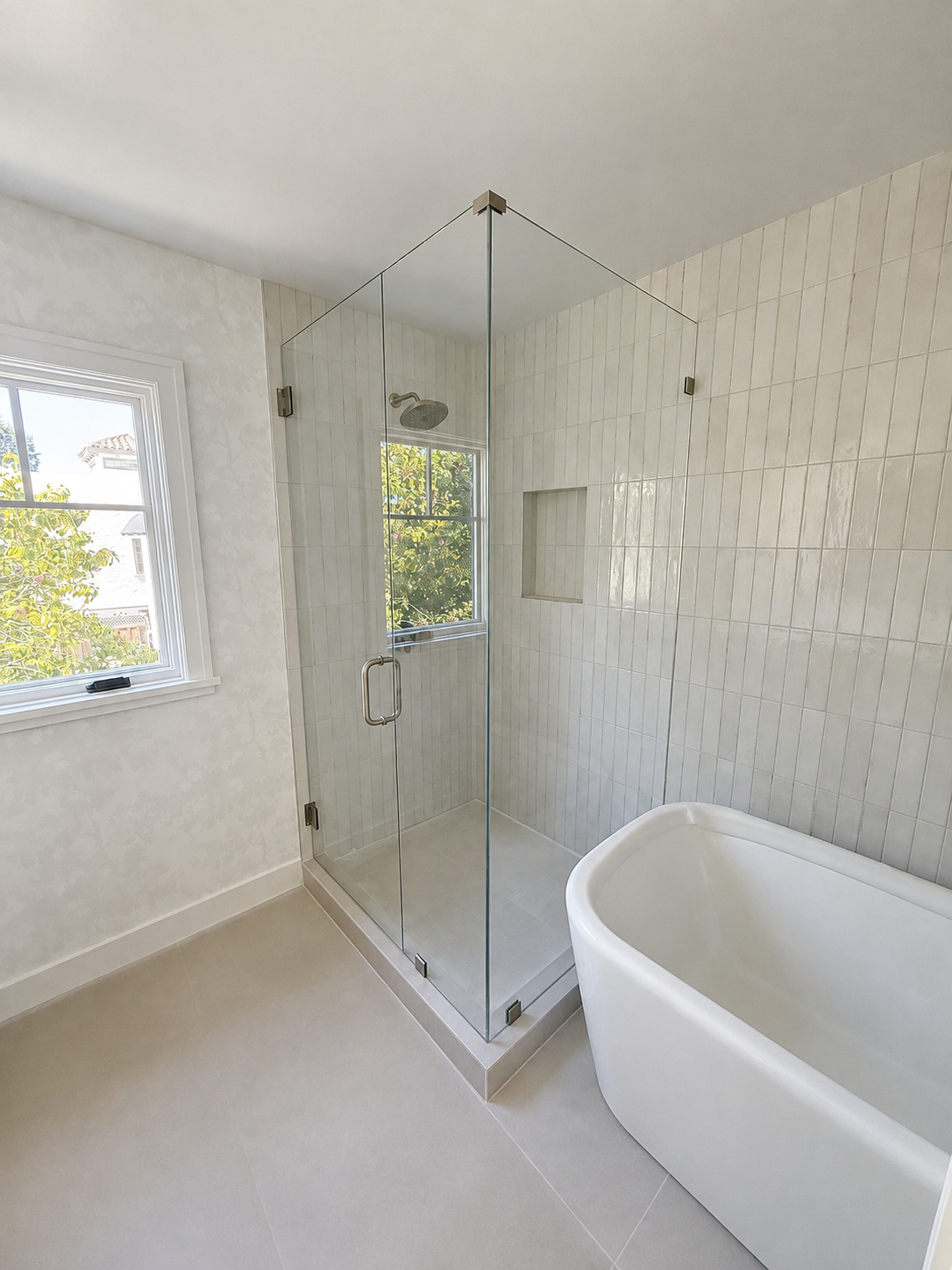 90° Shower Enclosure by CV Glass